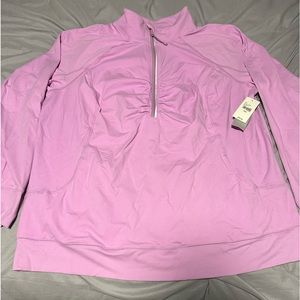 NWT Lane Bryant Active 1/4 Zip Jacket